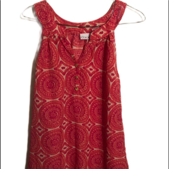 Color Street Tops - Color size s sleeveless multicolored blouse